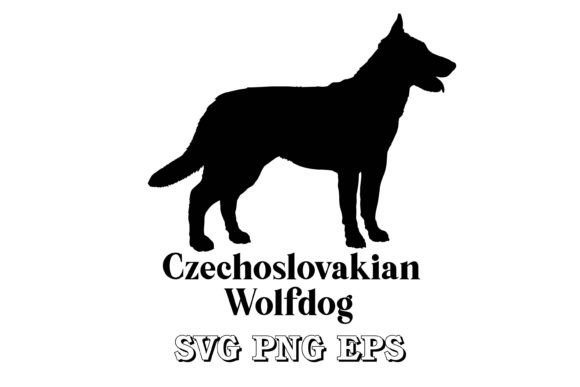 Czechoslovakian Wolfdog Dog Silhouette
