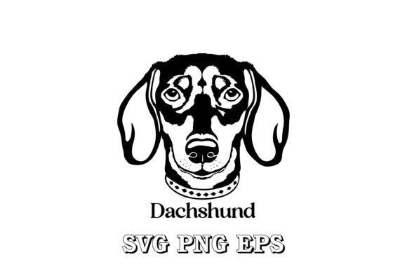 Dachshund Dog Silhouette Breeds Face