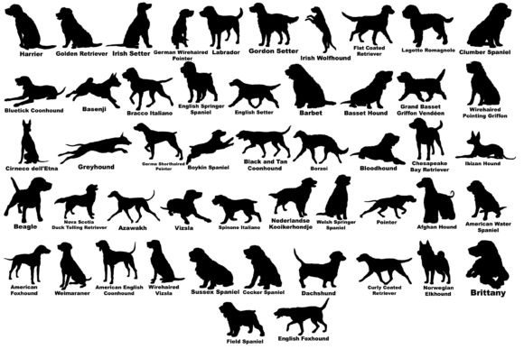 Dog Silhouette High Quality SVG