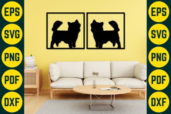Dog Wall Decor Laser Cut SVG Design 2