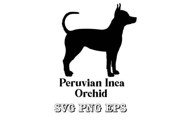 Peruvian Inca Orchid Dog Silhouette