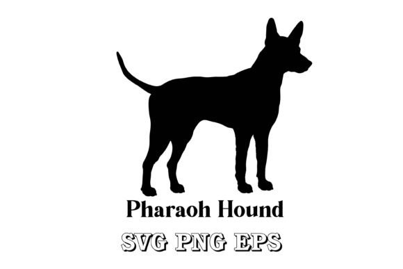 Pharaoh Hound Dog Silhouette