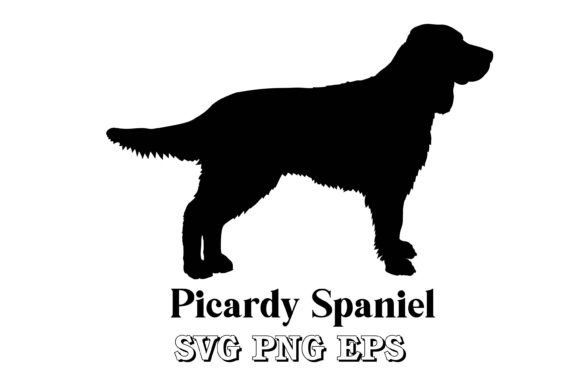 Picardy Spaniel Dog Silhouette