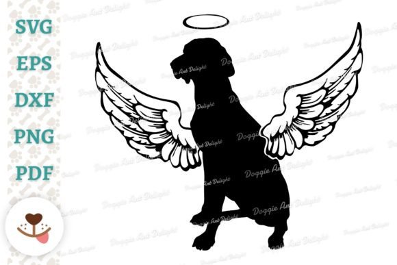 Vizsla Dog Angel Svg